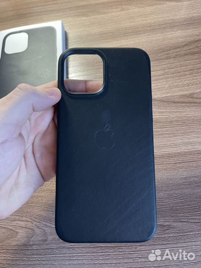 Оригинальный чехол на iPhone 12 pro max кожа