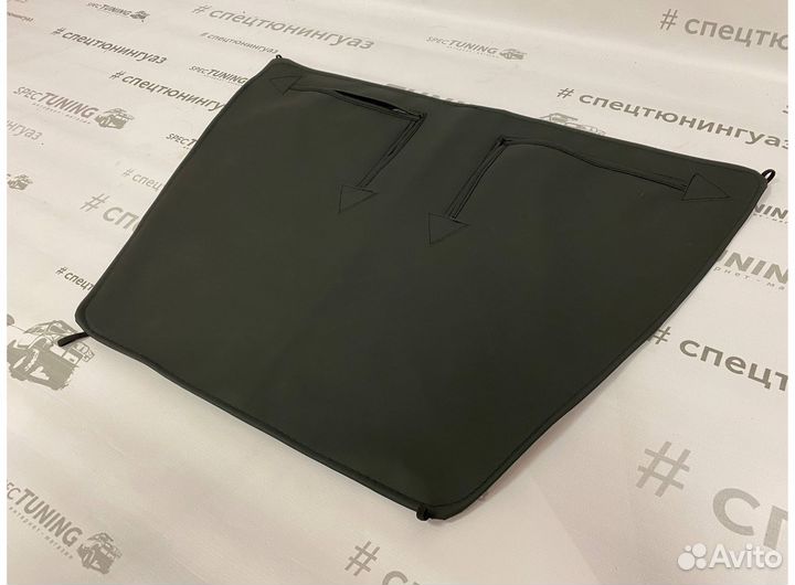 Утеплитель радиатора на ГАЗель Бизнес чёрный