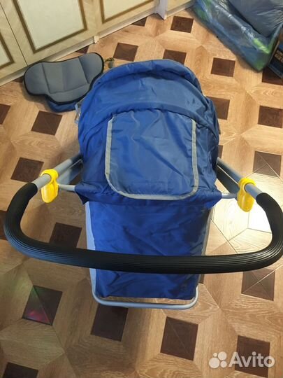 Детские санки на колесиках и без