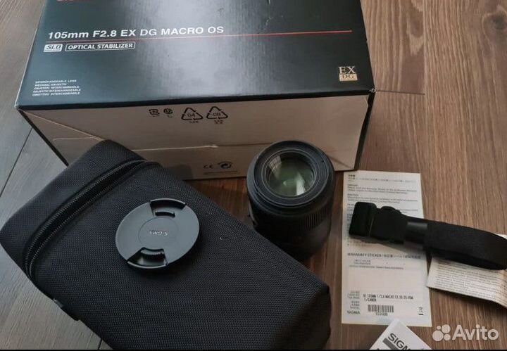 Sigma AF 105 f2.8EX DG HSM Macro Canon, Новый