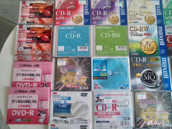 Диски CD-R / DVD-R / RW - 36шт