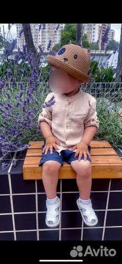 Муслиновая рубашка 86-92