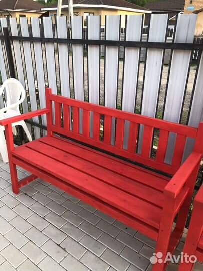 Скамья лавка садовая мебель