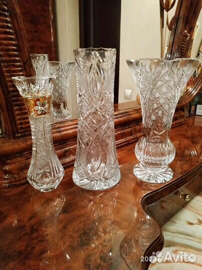 Хрустальная ваза 