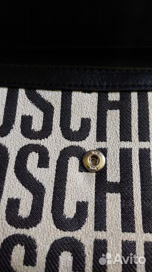Портмоне Moschino кожа и текстиль Оригинал