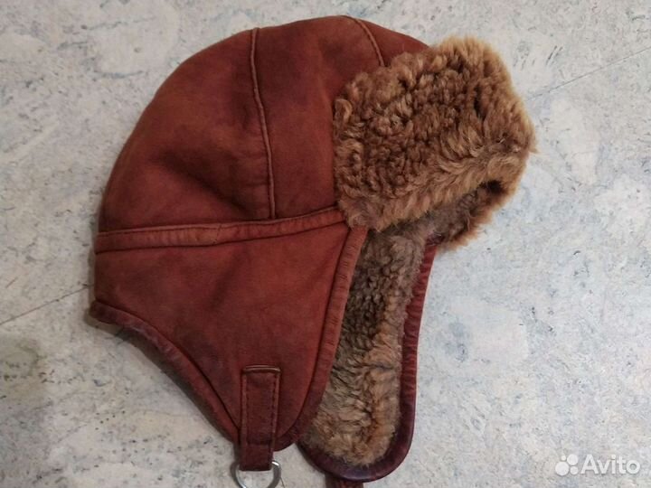 Шапка зимняя меховая для мальчика