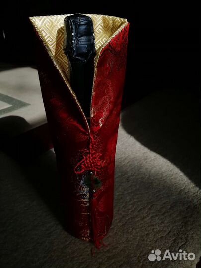 Праздничный Шелковый футляр для бутылки новый Кита