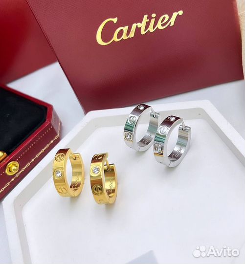 Серьги Cartier