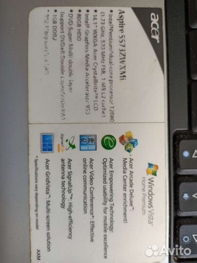 Ноутбук aсеr