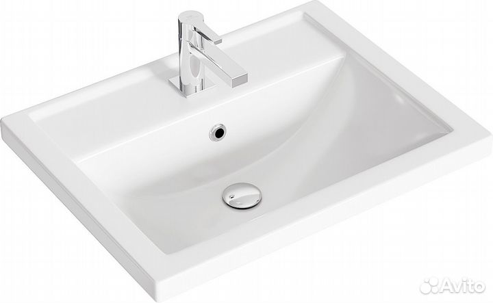 Тумба с раковиной Aqwella Manchester 60 подвесная