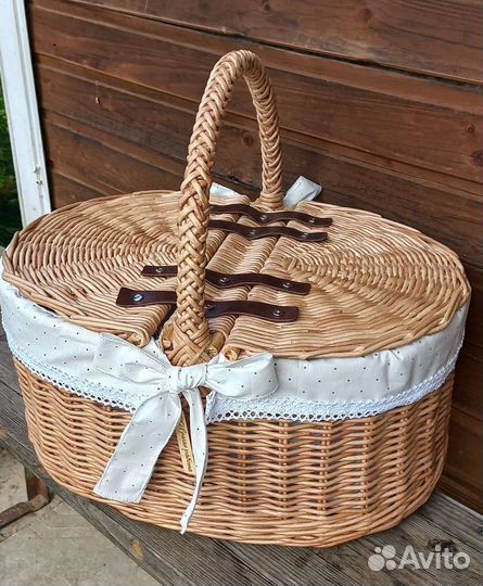 Корзина для пикника с чехлом