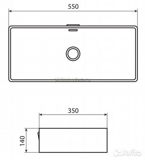 Раковина Allen Brau Fantasy 55 4.11003.20 белый глянец