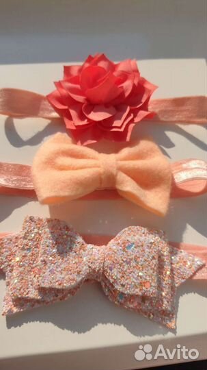 Бантики - повязки на голову для девочки