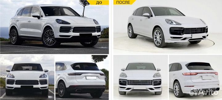 Обвес Turbo + TKT для Porsche Cayenne 3 под заказ