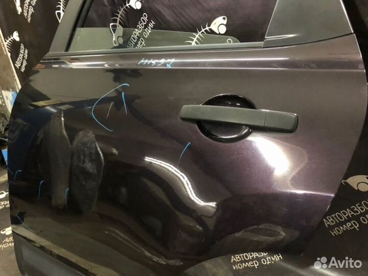 Дверь задняя левая Nissan Qashqai J10E 1.6 HR16DE