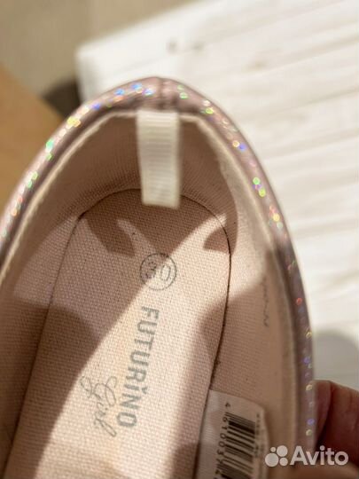 Туфельки нарядные для девочки 30 размер