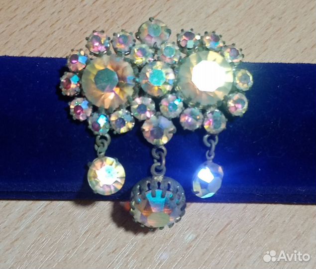 Брошь СССР винтаж чехия