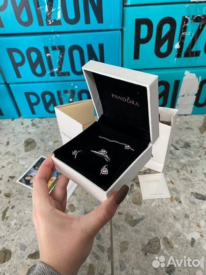 Подарочный набор Pandora Оригинал - розовый