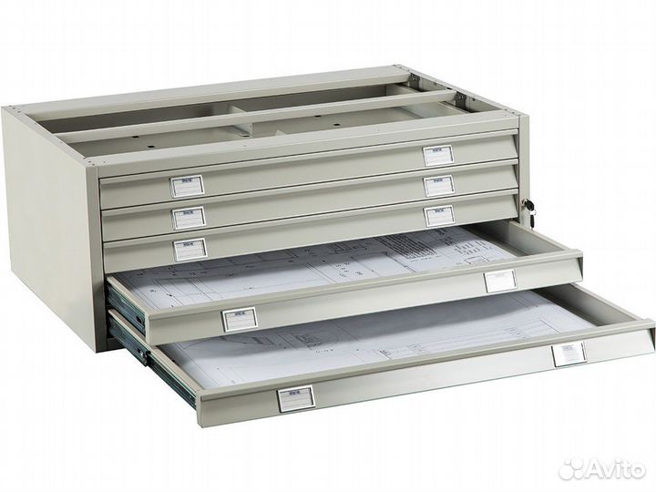 Шкаф картотечный большого размера практик A0-05/2