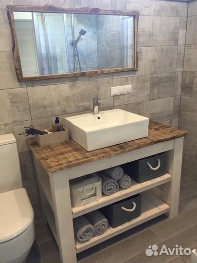 Тумба для ванной из массива