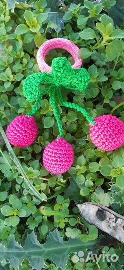 Вязаные резинки для волос