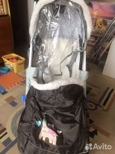 Санки коляска nika