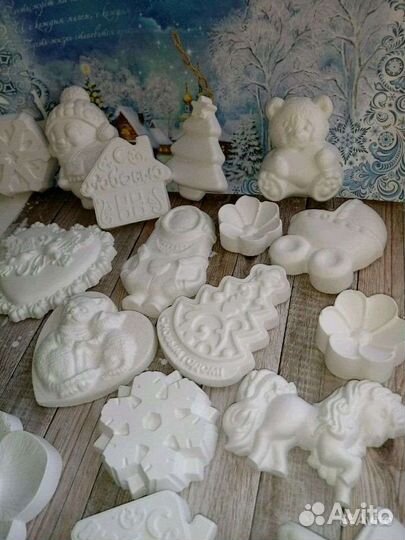 Гипсовые фигурки для расскрашивания