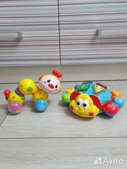 Игрушка музыкальная гусеница / умный жук