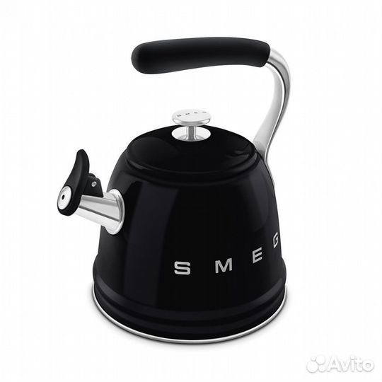 Чайник со свистком Smeg cklw2001BL