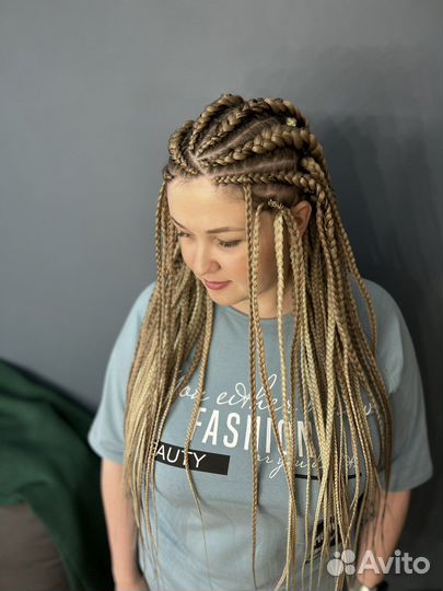 Афрокосы, дреды