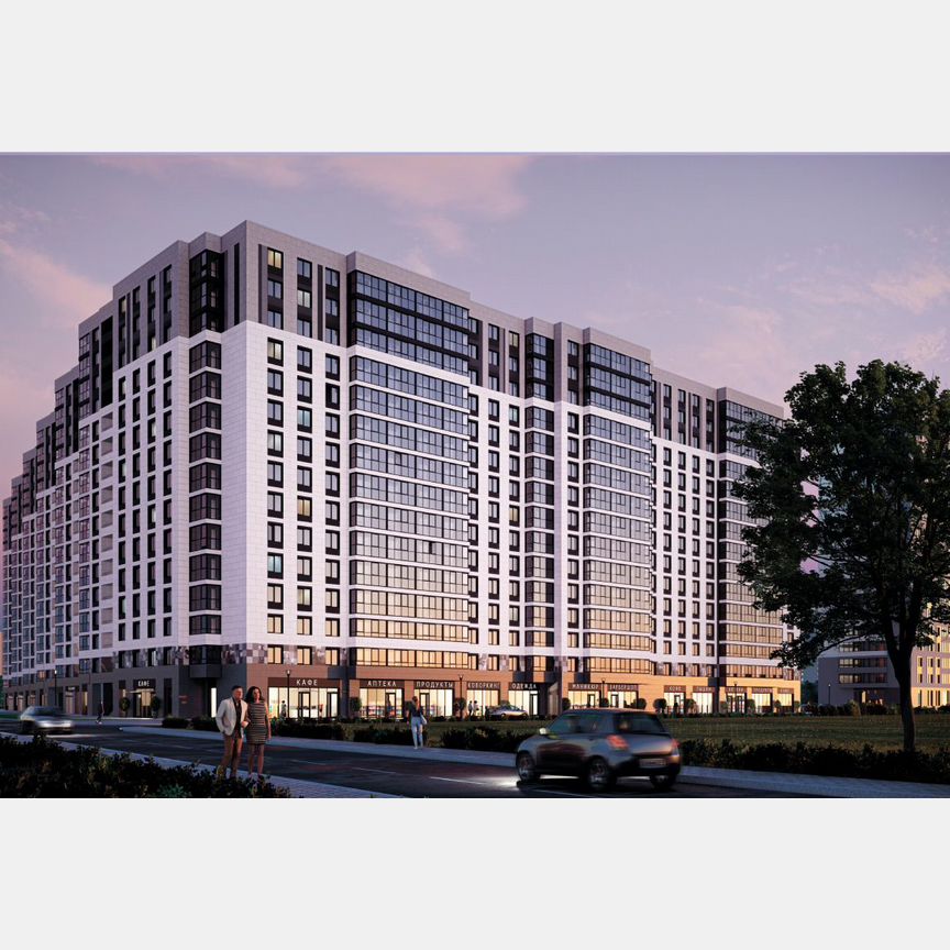 1-к. квартира, 42,2 м², 11/16 эт.