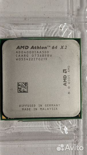 Процессор amd athlon 64 x2