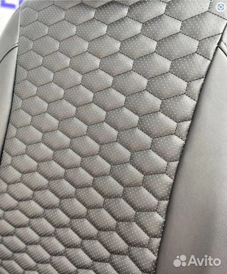 Чехлы LADA Granta Экокожа соты