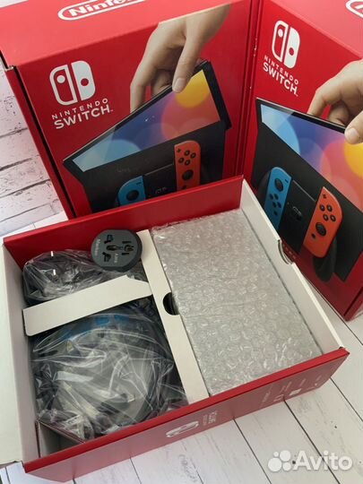 Новые прошитый nintendo switch oled