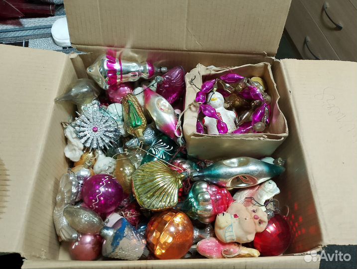 Елочные игрушки СССР