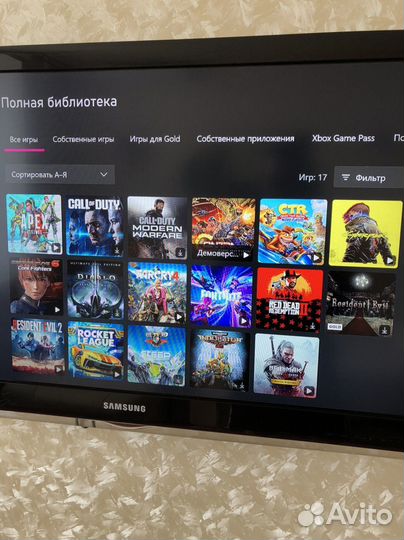 Xbox One x 1tb с играми