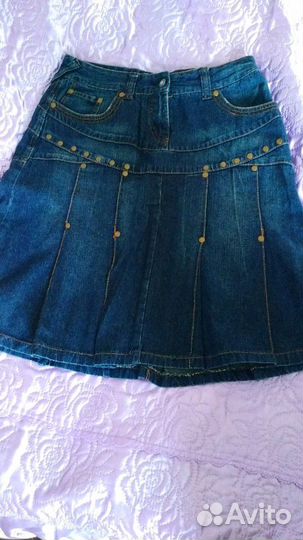 Юбка джинсовая