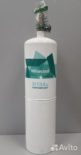 Фреон R-134a 800 гр. с клапаном шредера