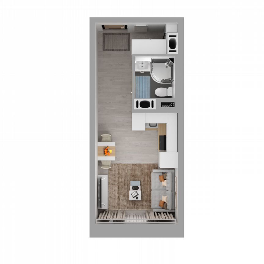 Квартира-студия, 21 м², 10/27 эт.