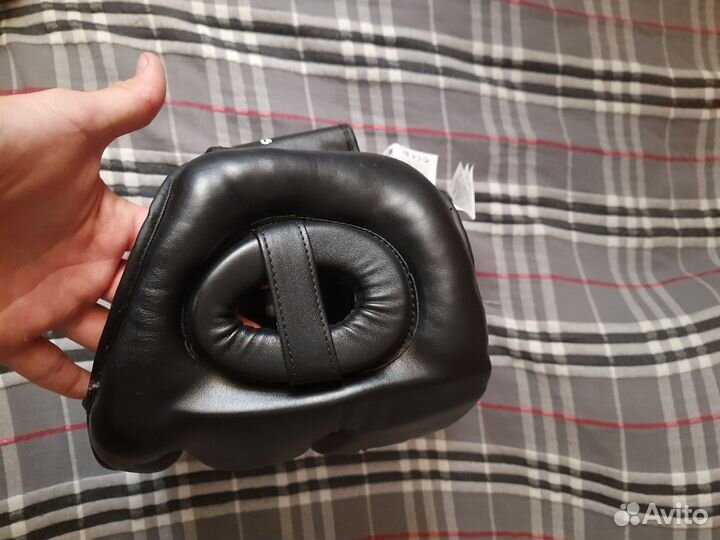 Шлем боксерский domyos черный L-XL 60-62 см