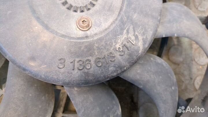 Вентилятор радиатора Opel Zafira B, 2011