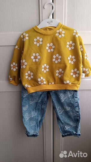 Кофта и джинсы для девочки