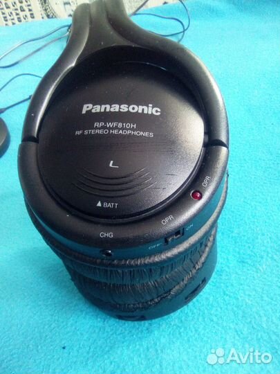 Беспроводные Panasonic, до 100 метров, кожзам