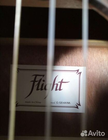 Гитара flight с-120 классическая (с чехлом)