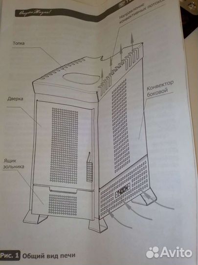 Каминная печь новая