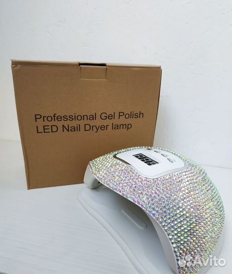 Лампа для маникюра Sun 150W с стразами