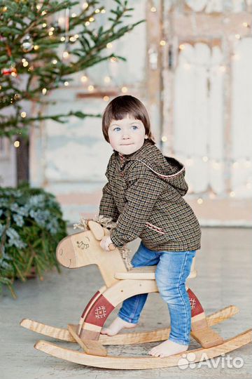 Лошадь качалка деревянная Монтессори