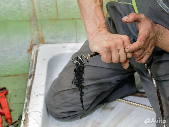 Промывка канализации, устранение засоров. Быстро