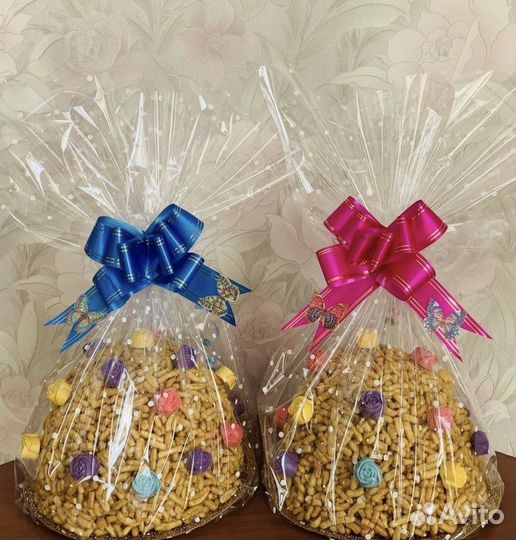 Заказной домашний чак-чак из липового мёда