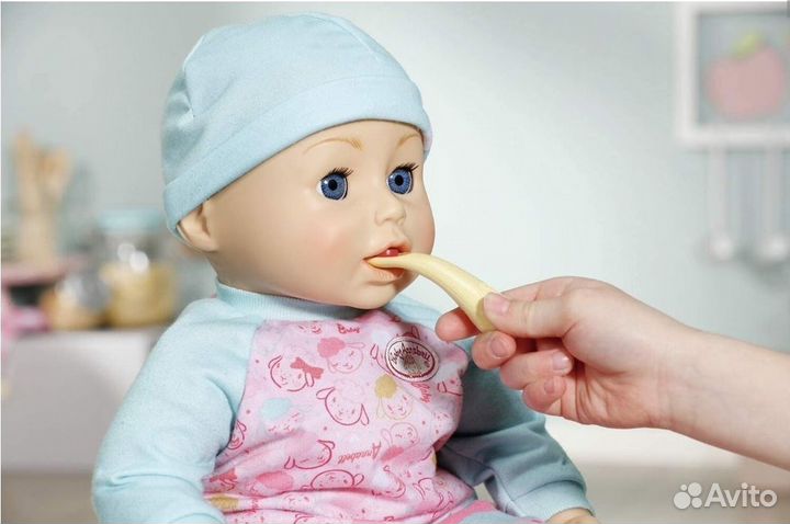 Новый Пупс Baby annabell время обеда Оригинал